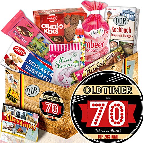 ostprodukte-versand Oldtimer 70 - Süßigkeiten Ostpaket - für Opa zum Geburtstag von ostprodukte-versand