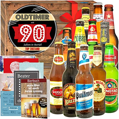 Oldtimer 90-12 Biere aus der Welt - Geschenkidee zum 90. von ostprodukte-versand