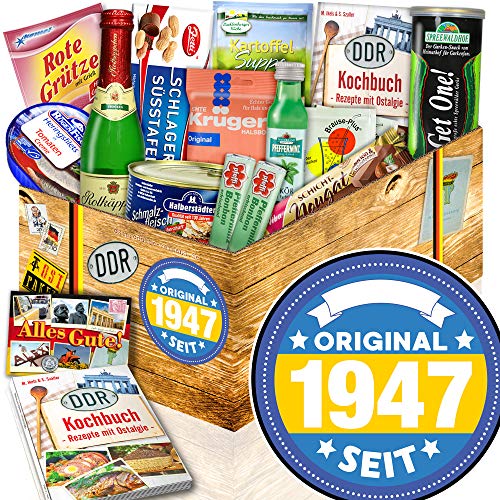 Original seit 1947 - Spezialitäten Set - Geburtstag Geschenk Original seit 1947 - Spezialitäten Set - Geburtstag Geschenk von ostprodukte-versand