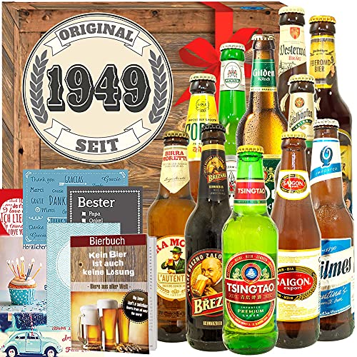 Original seit 1949 ++ 12x Bier Welt und DE ++ Geschenkbox 1949 von ostprodukte-versand