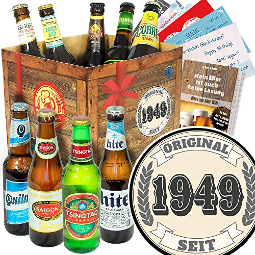 Original seit 1949 / Biersorten der Welt/Geburtstag Geschenkeset Original seit 1949 / Biersorten der Welt/Geburtstag Geschenkeset von ostprodukte-versand