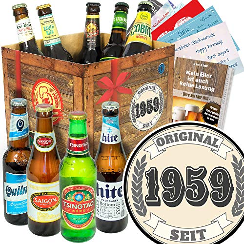 Original seit 1959 - Biersorten aus aller Welt - Geburtstag Original seit 1959 - Biersorten aus aller Welt - Geburtstag von ostprodukte-versand
