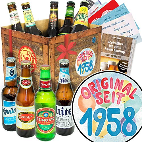 Original seit 1958 + Biere der Welt + Ideen Geburtstagsgeschenk Mama von ostprodukte-versand