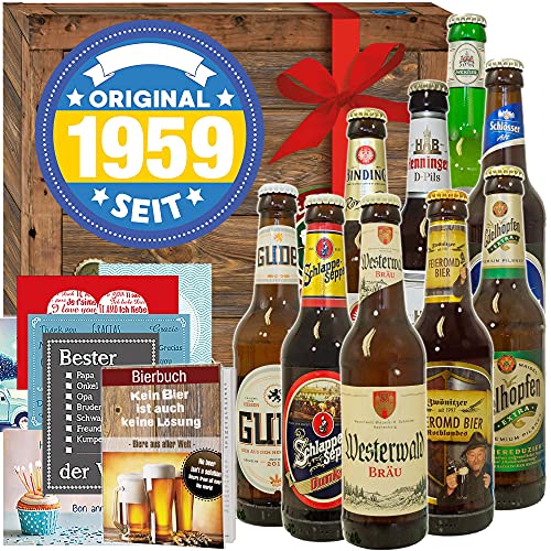Original seit 1959 / Deutsches Bier Set/Geschenk 60. Geburtstag von ostprodukte-versand