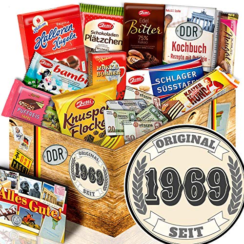 ostprodukte-versand Original seit 1969 + Geschenkidee mit DDR Schokolade + DDR Suessigkeiten-Box von ostprodukte-versand