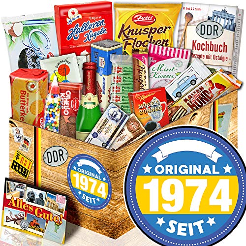 Original seit 1974 - Geschenk 50. 1974 - Süße DDR Waren Original seit 1974 - Geschenk 50. 1974 - Süße DDR Waren von ostprodukte-versand
