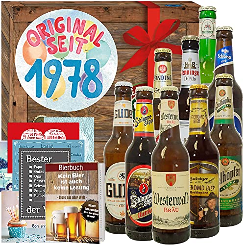 Original seit 1978 - Deutsches Bier Set - Geschenk für Schwester Geburtstagsgeschenk von Ostprodukte-Versand.de