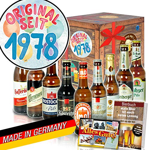 Original seit 1978 - Geburtstagsgeschenk für Männer - Biere aus Ostdeutschland von ostprodukte-versand