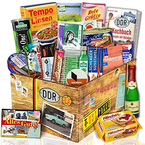 Ostpaket "DDR SPEZIALITÄTEN BOX" / Geschenkset Geburtstag für Freundin Ostpaket "DDR SPEZIALITÄTEN BOX" / Geschenkset Geburtstag für Freundin von ostprodukte-versand