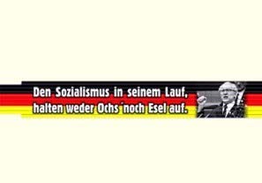 ostprodukte-versand Zollstock Den Sozialismus in seinem Lauf - DDR Traditionsprodukt - DDR Geschenk von ostprodukte-versand