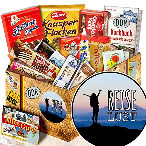 Reiselust + Süsses aus dem Osten + Reise Geschenk zur goldenen Hochzeit Reiselust + Süsses aus dem Osten + Reise Geschenk zur goldenen Hochzeit von ostprodukte-versand