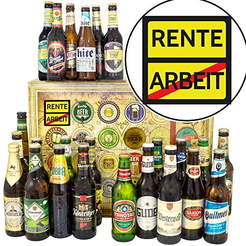 Rente/Geschenkbox Bier Welt und DE/Ruhestand Geschenk Mann/Bier Adventskalender 2024 2025 Männer Rente/Geschenkbox Bier Welt und DE/Ruhestand Geschenk Mann/Bier Adventskalender 2024 2025 Männer von ostprodukte-versand