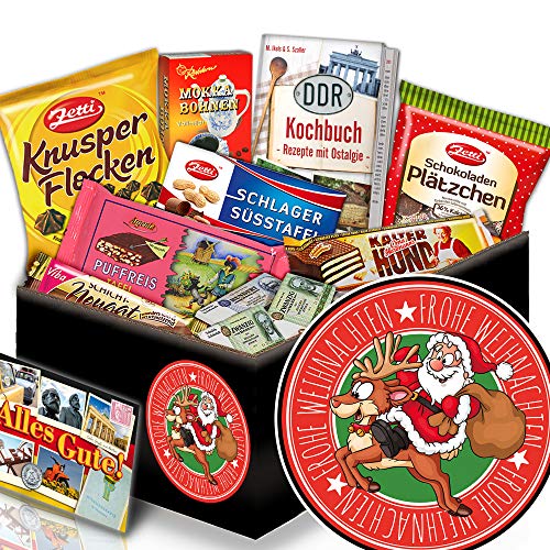ostprodukte-versand Santa/Schokoladenkorb/DDR Geschenkkorb/Geschenk Weihnachten für Oma von ostprodukte-versand