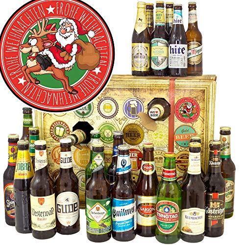 Santa Frohe Weihnachten + Bierweihnachtskalender 2024 2025 + Bier Set DE und Welt Santa Frohe Weihnachten + Bierweihnachtskalender 2024 2025 + Bier Set DE und Welt von ostprodukte-versand