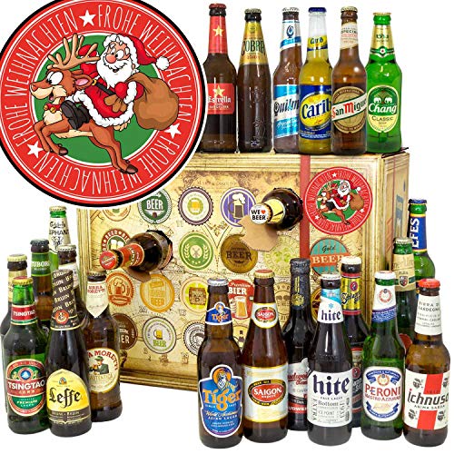 Santa Adventskalender mit Bier + 24 Biere aus der Welt 2023 von ostprodukte-versand