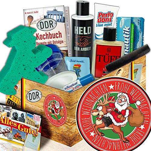 ostprodukte-versand Santa / Männer Pflege Geschenkset DDR / Geschenkset für Ehe Mann Weihnachten von ostprodukte-versand