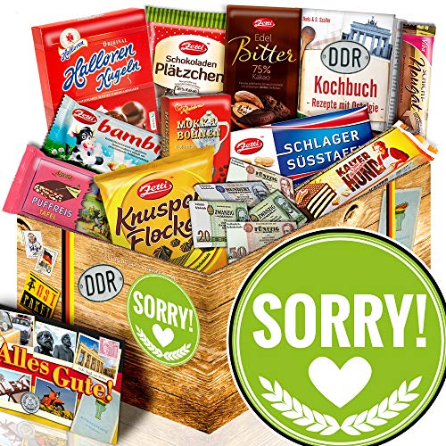 ostprodukte-versand Sorry - Sorry Geschenkset - Schokoladen Box DDR L von ostprodukte-versand