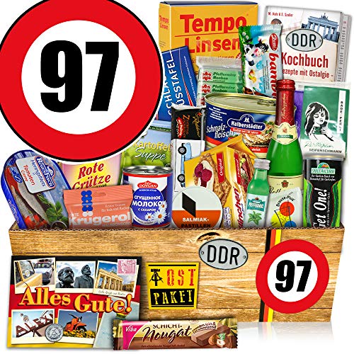 ostprodukte-versand Spezialitätenbox / Ostalgie Geschenkset / Zahl 97 / Geschenkideen Mutter von ostprodukte-versand