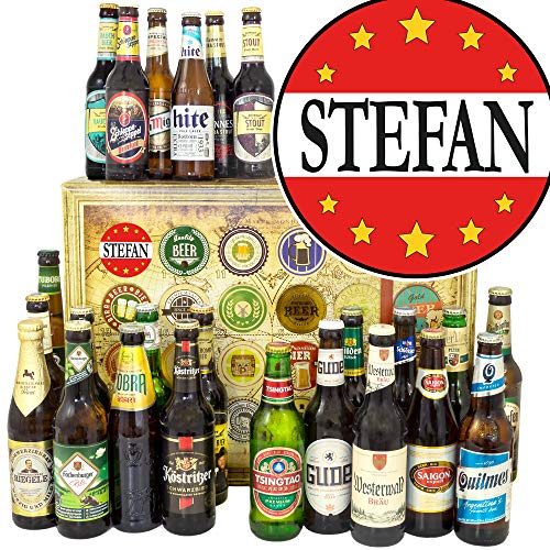 Stefan/Geschenkbox Bier Welt und DE/Stefan Jubiläum Geschenk/Weihnacht Kalender 2024 2025 Bier Stefan/Geschenkbox Bier Welt und DE/Stefan Jubiläum Geschenk/Weihnacht Kalender 2024 2025 Bier von ostprodukte-versand