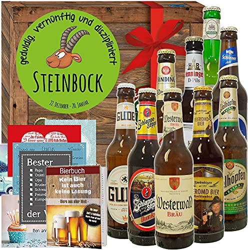 Sternzeichen Steinbock/Biere aus Deutschland/Steinbock Geschenk von ostprodukte-versand