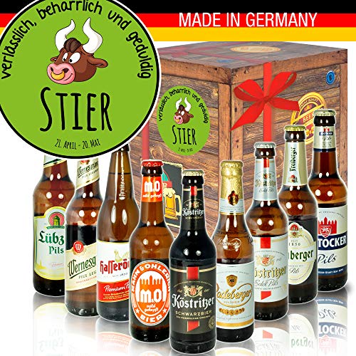 Sternzeichen Stier - Ostbier - Geschenkidee Freundin Stier von ostprodukte-versand