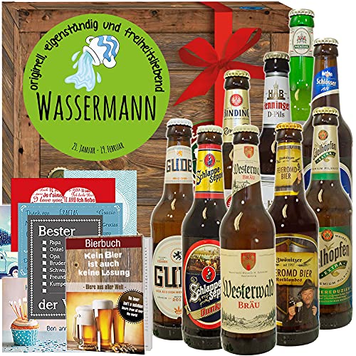Sternzeichen Wassermann ++ Biersorten aus Deutschland ++ Februar Geschenke von ostprodukte-versand