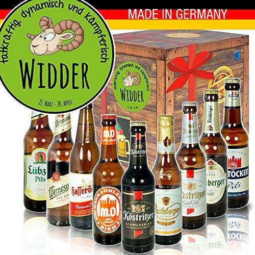 Sternzeichen Widder - Original DDR Bier - Widder Geschenk Mann von ostprodukte-versand