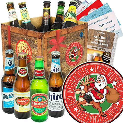 Santa/Geschenkset zu Weihnachten für Männer/Bier aus aller Welt von ostprodukte-versand