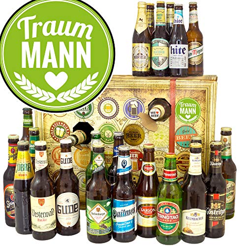 Traummann + Bier Adventskalender 2023 mit Bieren der Welt und Deutschland + Biere der Welt und Deutschland von ostprodukte-versand