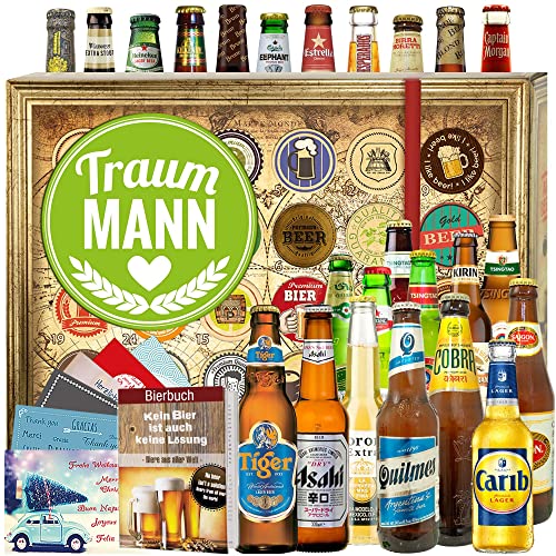Traummann - 24x Bier der Welt - Geschenke für Traummann - Weihnachtskalender 2023 für Ihn Bier von ostprodukte-versand