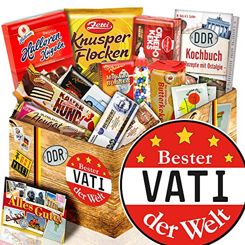 ostprodukte-versand DDR Geschenk Box Vati - Süssigkeiten Box mit Produkten aus der DDR von ostprodukte-versand