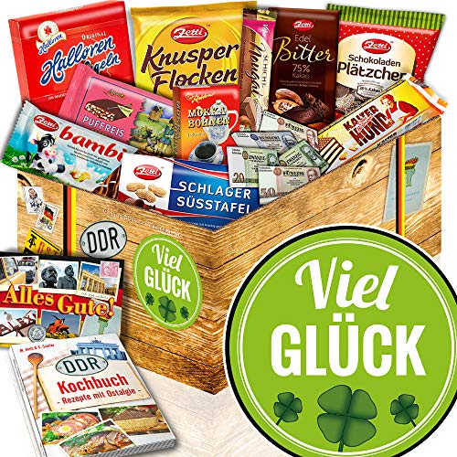 ostprodukte-versand Viel Glück - Ost Schokolade Geschenk - viel Glück Prüfung von ostprodukte-versand