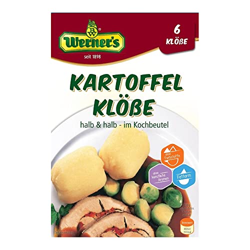 Werner Kartoffelklöße - 6 Stück im Beutel Werner Kartoffelklöße - 6 Stück im Beutel von ostprodukte-versand