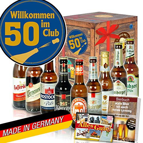 Wilkommen im Club 50 ++ Geschenke 50 Geburtstag ++ DDR Bier Set von ostprodukte-versand