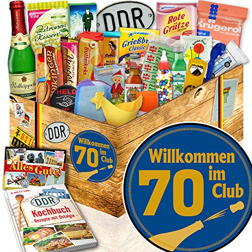ostprodukte-versand Wilkommen im Club 70 ++ Geschenke 70. Geburtstag ++ Box 24x Allerlei DDR von ostprodukte-versand