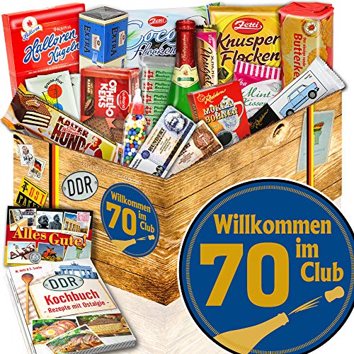 ostprodukte-versand Wilkommen im Club 70 ++ Kultset DDR Süßigkeiten ++ Geschenke zum 70. Geburtstag von ostprodukte-versand