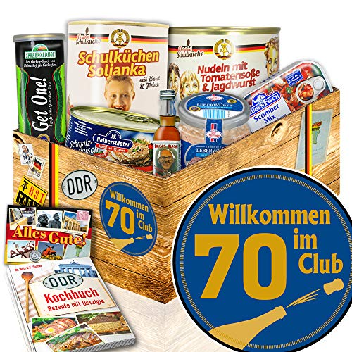 ostprodukte-versand Wilkommen im Club 70 - Geschenke 70. Geburtstag - Geschenkset DDR von ostprodukte-versand