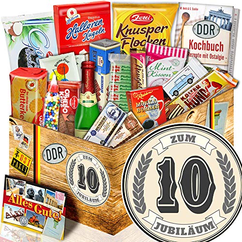 ostprodukte-versand Zum 10. Jubiläum + DDR Paket Süßigkeiten + 10 Jähriges Jubiläum Lustig von ostprodukte-versand