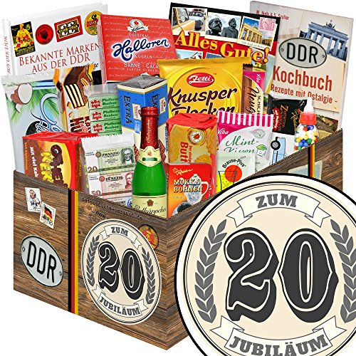 Zum 20. Jubiläum/Geschenk Suessigkeiten DDR / 20 Jubiläum Arbeit Zum 20. Jubiläum/Geschenk Suessigkeiten DDR / 20 Jubiläum Arbeit von ostprodukte-versand