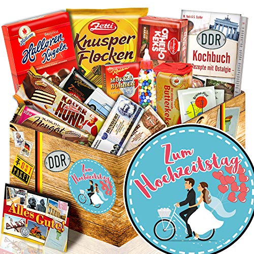 ostprodukte-versand Zum Hochzeitstag + DDR Box Süßigkeiten + Hochzeitstage Geschenk von ostprodukte-versand