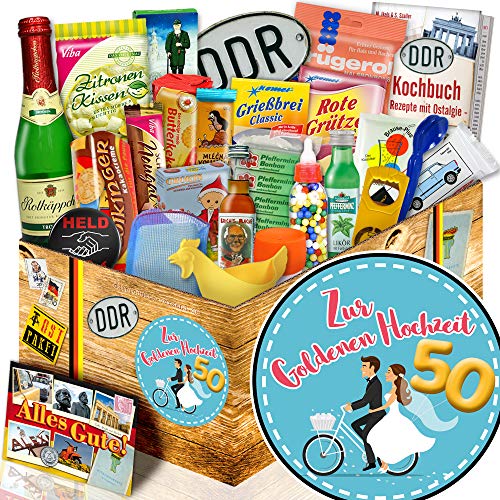 Zur Goldenen Hochzeit / 24x DDR Allerlei/Goldene Hochzeit Geschenke Frauen von ostprodukte-versand