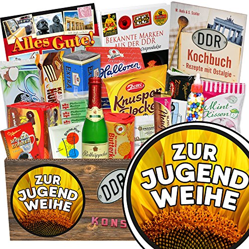 Zur Jugendweihe/Geschenkbox Süßes aus dem Osten/Jugendweihe Geschenk Jungs Zur Jugendweihe/Geschenkbox Süßes aus dem Osten/Jugendweihe Geschenk Jungs von ostprodukte-versand