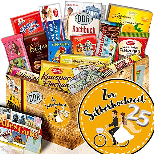 Zur Silberhochzeit / Geschenk Schokolade / Geschenk zur silbernen Hochzeit Zur Silberhochzeit / Geschenk Schokolade / Geschenk zur silbernen Hochzeit von ostprodukte-versand