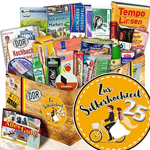 Zur Silberhochzeit/Geschenke zur Silberhochzeit/Spezialitäten Geschenk DDR Zur Silberhochzeit/Geschenke zur Silberhochzeit/Spezialitäten Geschenk DDR von ostprodukte-versand
