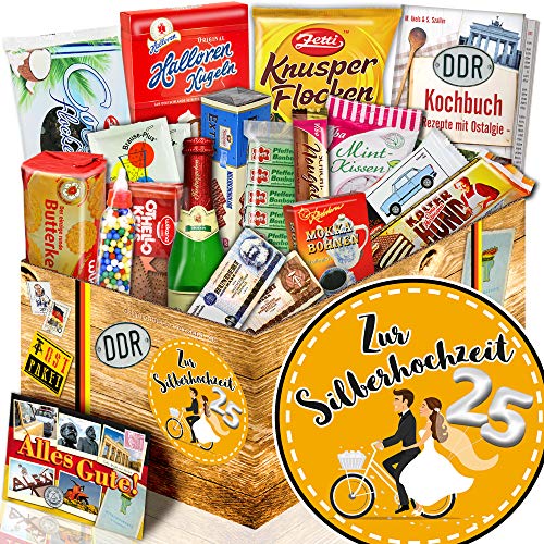 ostprodukte-versand Zur Silberhochzeit - Ost Süßigkeiten - Geschenke zur Silberhochzeit Eltern von ostprodukte-versand