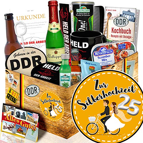 Zur Silberhochzeit + Hochzeitsgeschenke Silberhochzeit + Ost Paket Zur Silberhochzeit + Hochzeitsgeschenke Silberhochzeit + Ost Paket von ostprodukte-versand
