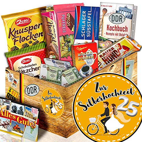 ostprodukte-versand Zur Silberhochzeit / Ost Paket Schoko / Silberhochzeit Geschenkideen Männer von ostprodukte-versand