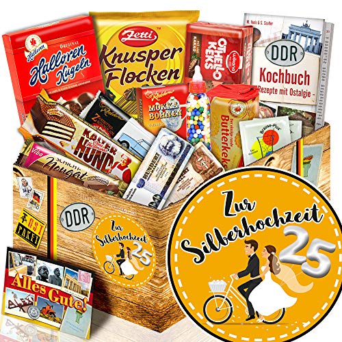 ostprodukte-versand Zur Silberhochzeit + DDR Box Süßigkeiten + lustige Ideen zur Silberhochzeit von ostprodukte-versand