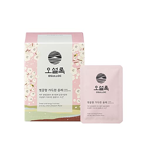 Osulloc Cherry Bloosom Tea mit schwarzer Tee und, Samdayon / 벛꽃향 가득한 올레 1.8 g x 10 von AZZUTORK