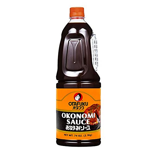 OTAFUKU Okonomi Sauce Okonomi Sauce – Fruchtig-scharfe, japanische Würzsauce zum Dippen, Würzen und Verfeinern, 1 x 1765 ml von OTAFUKU